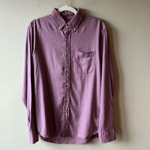Men’s Faherty Button Down Flannel Shirt